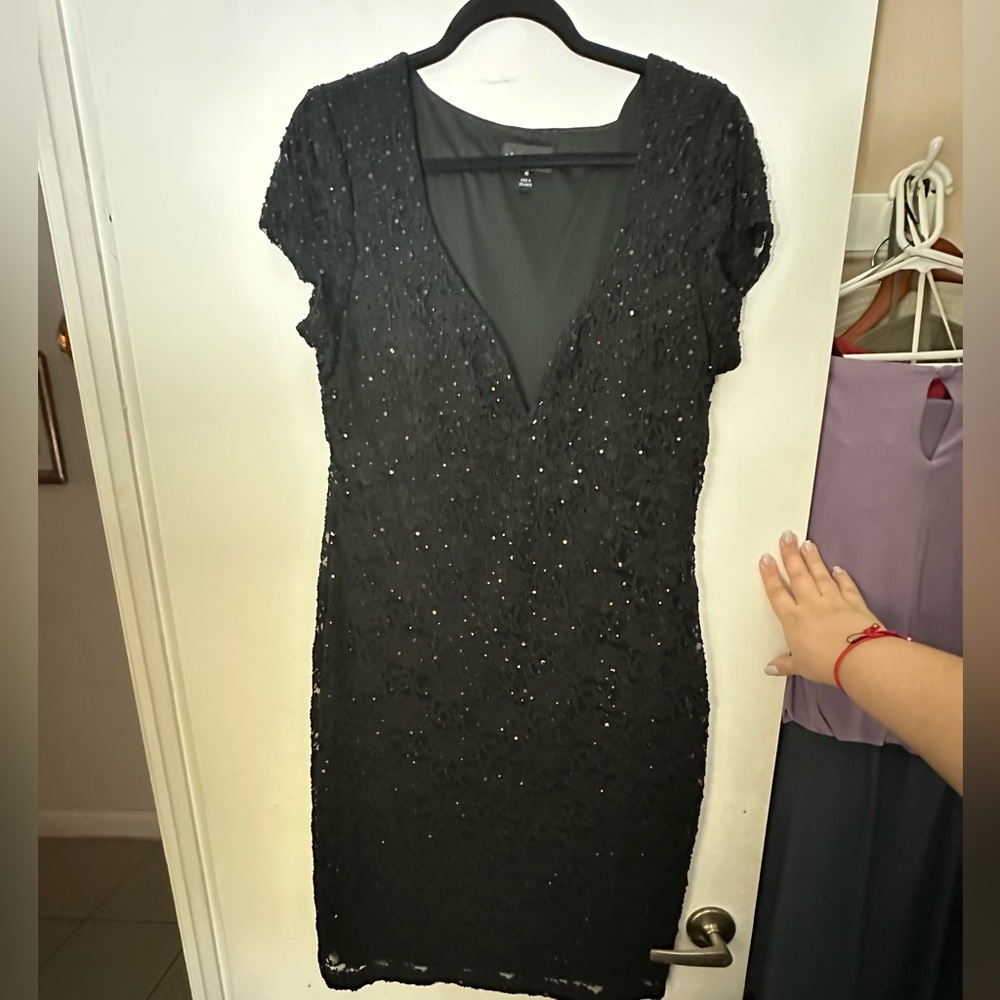 Black sparkle dress